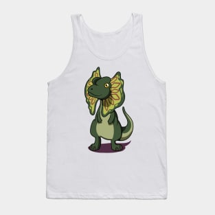 Cartoon Dilophosaurus Tank Top